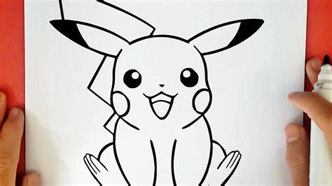 pikachu para desenhar|Como desenhar o Pokémon Pikachu